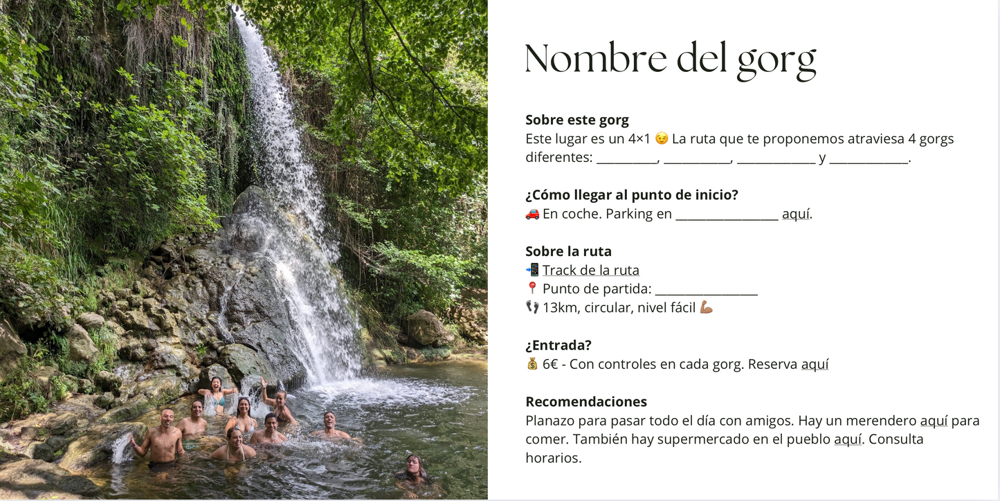 💦 TOP 5 mejores gorgs de Cataluña 💦