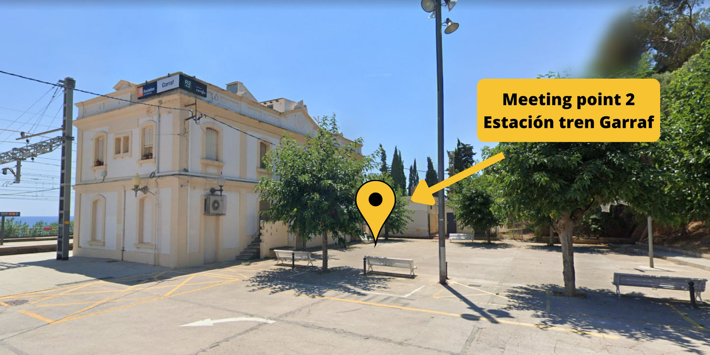 🚅 TREN 🌊 Preciosa ruta costera Garraf - Sitges 🏝️ Intermedio 14km 💪