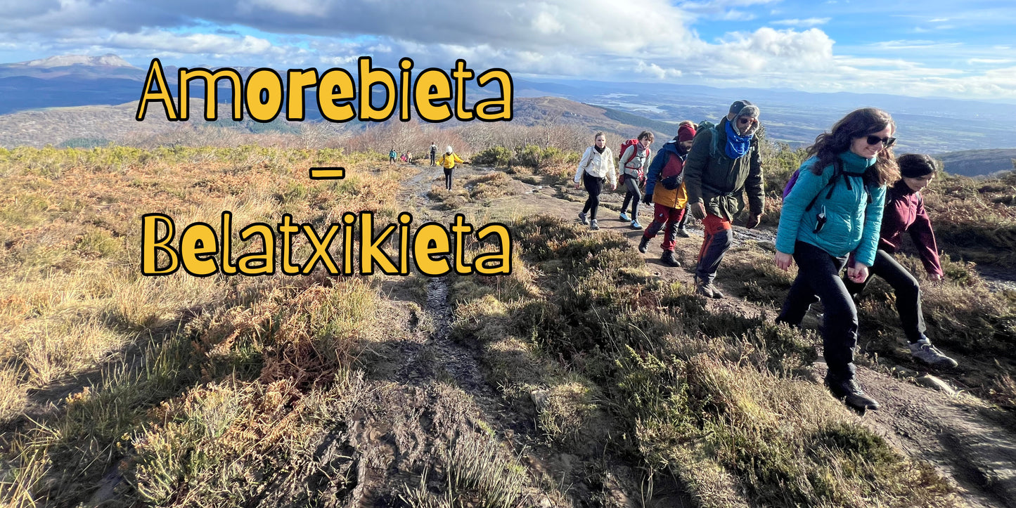 🏔️ Preciosa ruta Amorebieta - Belatxikieta 💚 Intermedio 13km 💪🏾 ➸ 📅 Sábado, 01.02.25