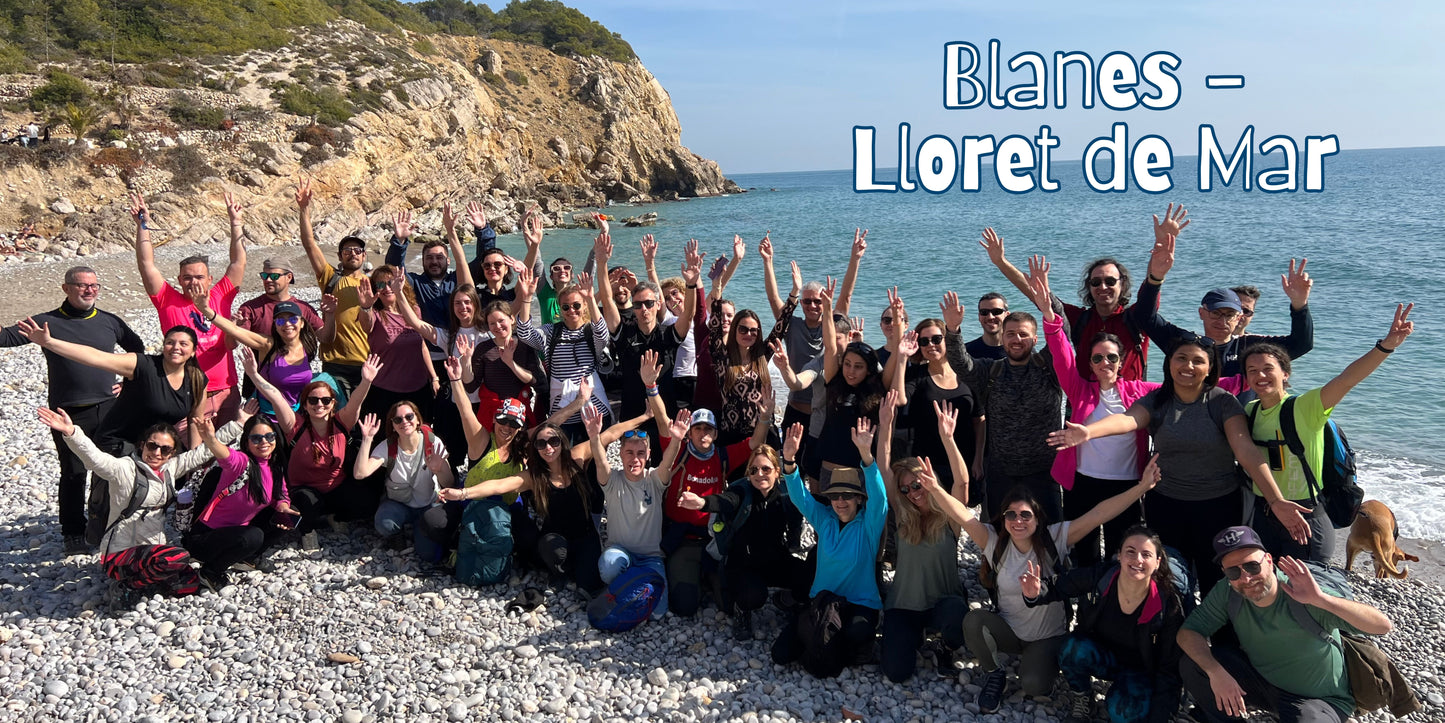 🔒COMPLETO🙋🏻 45-65 años 🚅EN TREN ☀️ Calas turquesas: Blanes - Lloret de Mar 🌊 Fácil-Intermedio 14km 💪 ➸ 🗓️ Sábado, 23.08.25