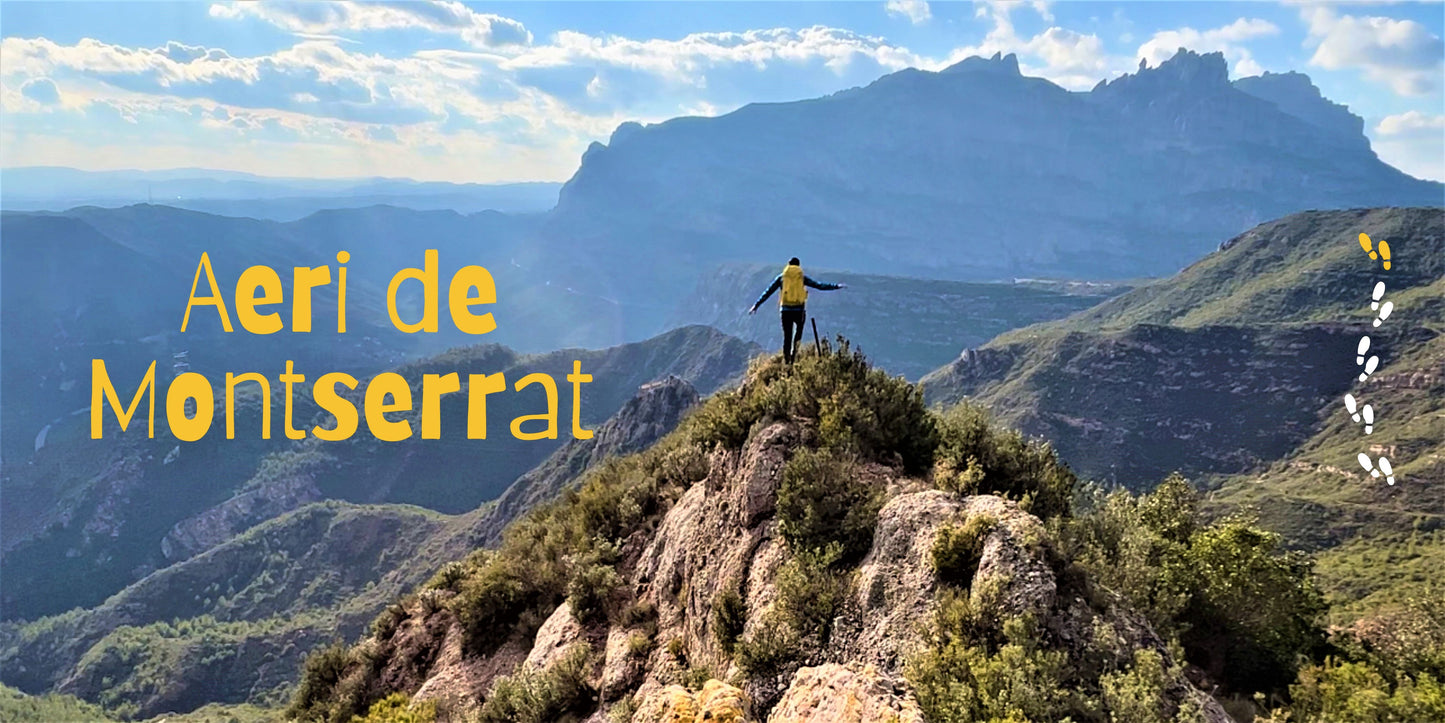 🔥2 plazas 💚 Increíble Aeri de Montserrat - Vista de pájaro 🦅 Intermedio-Avanzado 12km 💪 ➸ 📅 02.04.23 💰 20€