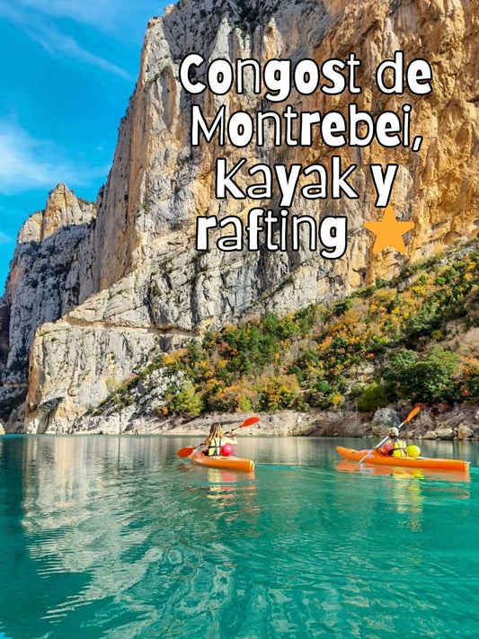🧚🏼‍♂️ El finde inolvidable: Congost, Kayak y Rafting ✨ Intermedio 💪🏼 ➸ 🗓️ Sábado, 20.09.25 - Domingo, 21.09.25 💰239€ - 279€