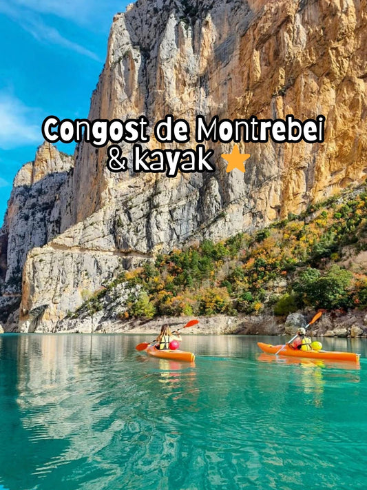 ☀️ PUENTE DE MAYO 🔮 El viaje inolvidable: Kayak en el Congost 😍 Intermedio💪🏾 ➸ 🗓️ Sábado, 23.05.26 - Lunes, 25.05.26 💰299€-349€