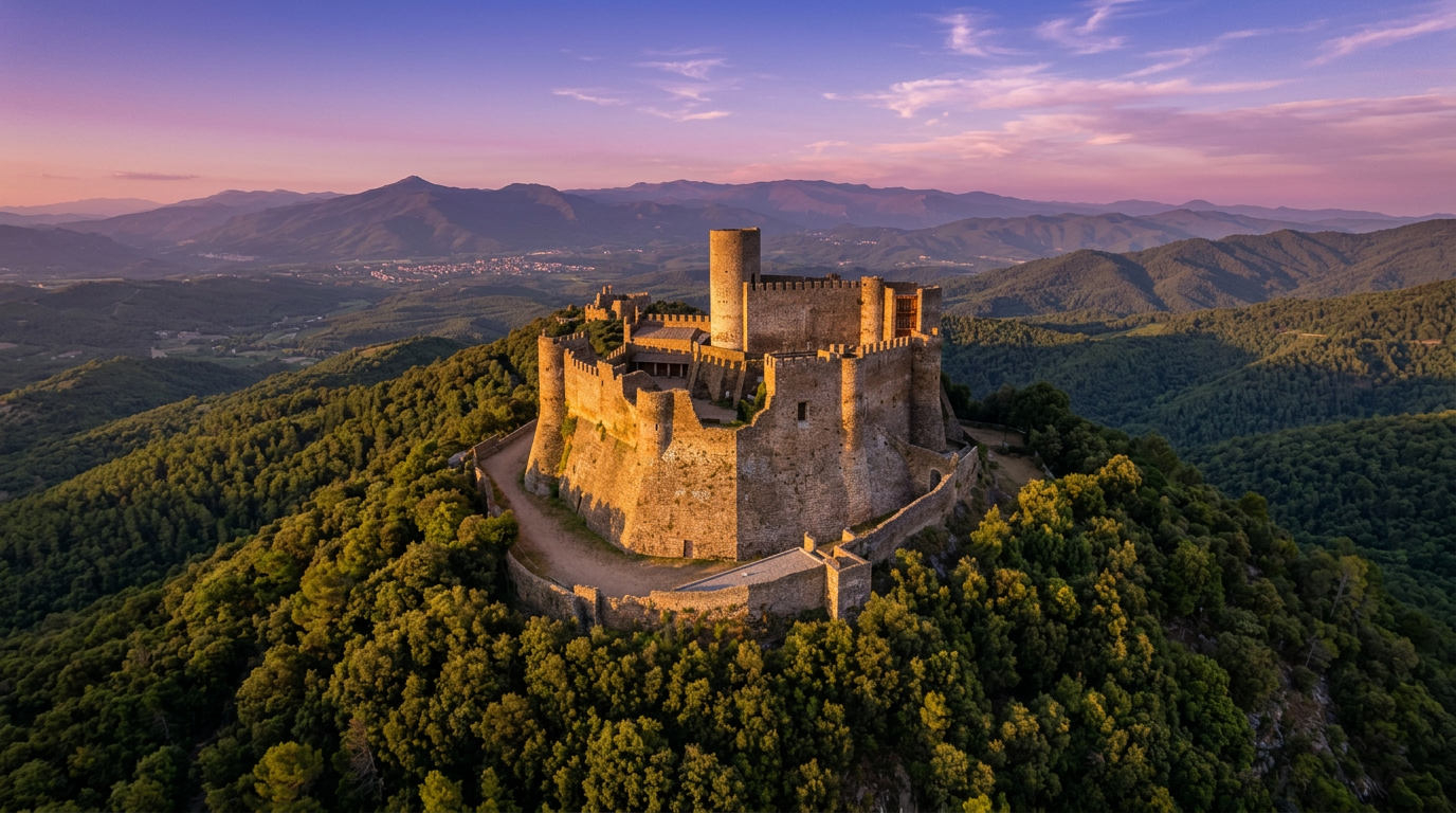 🚅 TREN 🏰 Breda - Castillo Montsoriu ⚔️ Fácil-Intermedio 💪🏽 ➸ 🗓️