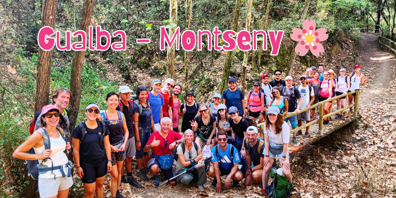 Beautiful spring route Gualba Montseny