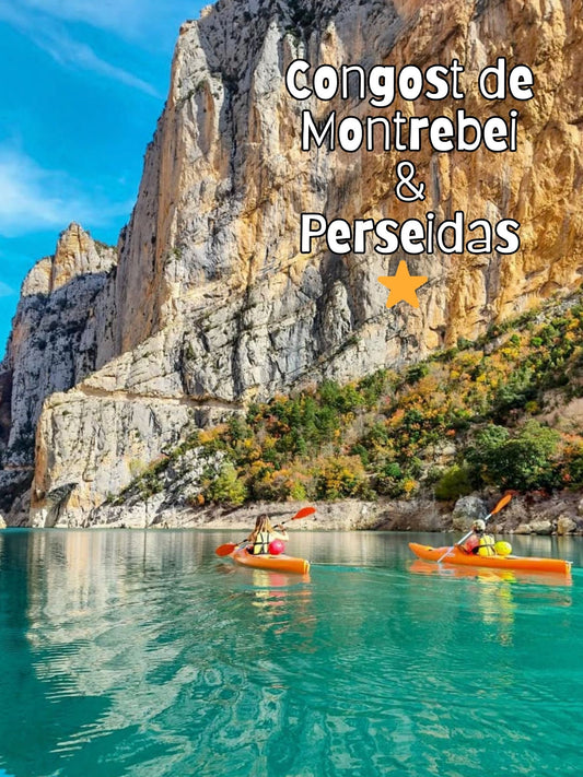 🔥4 plazas 🧚🏼‍♂️ El viaje inolvidable de Hikers: Congost, Kayak, Siurana y Perseidas ✨ Intermedio 💪🏼 ➸ 🗓️ Viernes, 15.08.25 - Domingo, 17.08.25 💰349€ - 399€